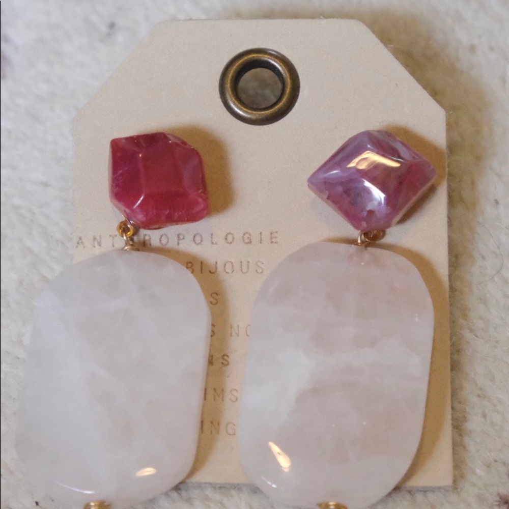 Anthropologie SVNR Rebta Single Drop Earrings